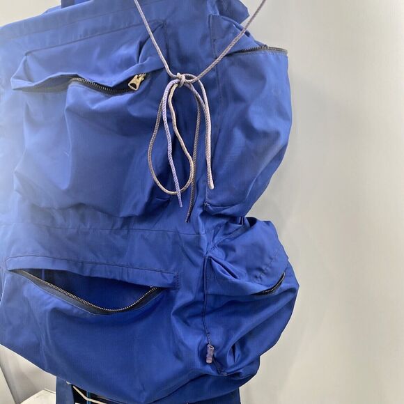 Vintage Blue World Famous Everest #231 Hiking Backpack & Magnesium Frame BLUE - Picture 7 of 12